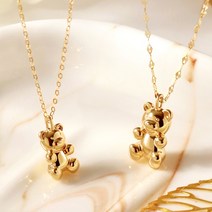 [골드팡] 18k 통통젤리곰 목걸이 (당일도착) 여성용 하리보 우정템 생일 여자친구 고급 기념일 100일 모녀커플 선물추천