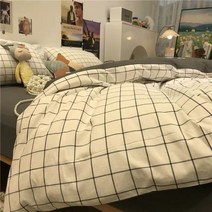 이층침대 2단침대 기숙사침대 귀여운 고급 듀벳 커버 침구 세트 220x240 가족 침대 시트 이불, 09 9