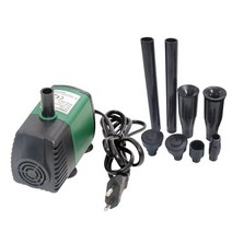 수중펌프 워터펌프 울트라 조용한 물 분수 펌프 7W 600L/H 잠수정 노즐 필터 물고기 연못 수족관 워터 탱크, EU Type 2