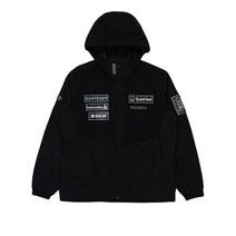[데상트] 스위스 스키팀 후드형 우븐 자켓 SO323SJK91BLK