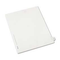 Avery Individual Legal Exhibit Dividers Allstate Style 27 Side Tab 8.5 x 11 inches Pack of 25 (, 1