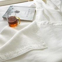 시원한 삼중직 풍기인견 100% 여름이불 레이온 워싱 패드겸용 화이트 블루 그레이, 싱글/화이트