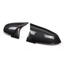 백미러 수리 사이드 카본 1 쌍 탄소 섬유 광택 매트 블랙 자동차 백미러 커버 케이스 캡 bmw f20 f22 f30 f31 f32 f33 f36 f34 f35, 탄소 섬유 패턴