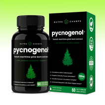 피크노제놀 프랑스 해안송껍질추출물 비건 200mg 식물성캡슐 60정