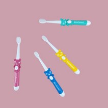 덴탈케어 코코버니 어린이 칫솔 분홍 파랑 노랑 민트