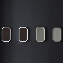 아트박스/코니페블 로폴드 - 제이드 8각거울, 브라운/브론즈