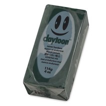 전문가용 유점토 클레이툰 114g Van Aken / Claytoon, 진녹색(Dark Green)