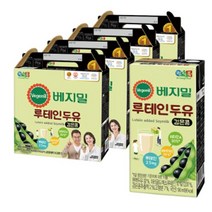 정식품 든든한 베지밀 루테인 두유 어린이 청소년 부모님 단백질 보충 식단 190mlx64팩, 21세트