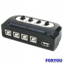 ForU981 USB 수동 선택기 타입 포트 B타입 포 서지보호기 가이드 연장선, 상세페이지 참조