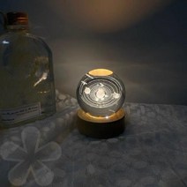 스노우볼 스노우폴 제작 태양계 글로브 갤럭시 크리스탈 볼 58CM 3D 레이저 조각 천문학 행성 공 환상적인 가정 장식 우주 모델 선물, 5cm, 없음