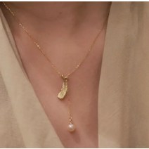 DFMEI 가을 우림령 목걸이 천연진주 목걸이 라이트 럭셔리