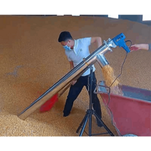곡물 이송기 스텐 소형 비료 펠릿 펌핑 운반 수송기, 2.5m 스테인리스 스틸 파이프 직경102mm
