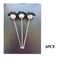 파티 모자 디스코 공 Swizzle 스틱 카우걸 볼 음료 교반기 반짝이 커피 플라스틱 칵테일 장식 6 개, [01] 6pcs black