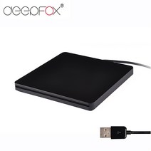 외장cd롬 디비디플레이어 리더기 외부 DVD 인클로저 DVDCDROM IDE 케이스 (CDDVD 광학 드라이브 용) USB 20, 01 WHITE