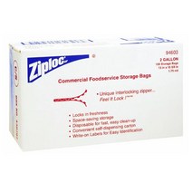 지퍼락 샌드위치 스토리지 백 100개입 33cmx39cm Ziploc DRA94603 Diversey Sandwich Storage Bags 2 gal