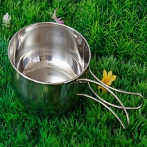 윈지커머스_221102 [WINZI_몰] 등산용손잡이잔 캠핑컵 칼도마셋트 캠핑칼도마세트, 스텐 볼컵 500ml, JMOC_단일옵션