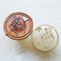 실링 왁스 세트 비즈 인장 제작 Chinese wax seal stamp xi merry jixiangruyi good lucky word with love heart 선물, 20-스탬프 헤드