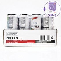 코스트코 셀시어스 오리지널 스파클링 후지애플 페어맛 325ML X 12캔 + 더메이런알콜티슈