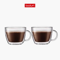 보덤 비스트로 더블 월 유리 머그잔 450ml 2P세트 (12991)