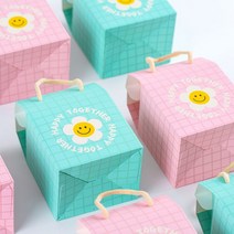 [무료배송][무료라벨]데이지 손잡이가방 선물세트 어린이집생일답례품 어린이날구디백 간식선물 간식꾸러미 장수만물상, 데이지 손잡이가방 25개