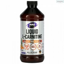 나우 엘카르니틴 액상 473ml 엘카르티닌 l-카르니틴 액체 물 카르티닌