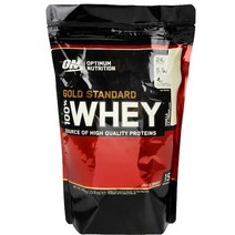 Optimum Nutrition 옵티멈 뉴트리션 100% 유청 단백질 바닐라 아이스크림 450g 골드 스탠다드 프로틴, 1개