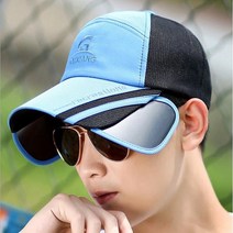 남자 창긴 창큰 챙긴 조깅 골프용 운동용 썬캡 모자, 그레이