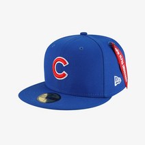 [백화점매장 정품출고] 뉴에라 야구모자 볼캡MLB 알파 인더스트리 시카고 컵스 사이즈캡 라이트 로얄60194087