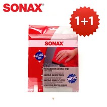 1+1 소낙스 초극세사타월-레드+금액별사은품 광택타월 광택용 마이크로화이버 극세사세무융 드라잉타월 세차타월 유리타월