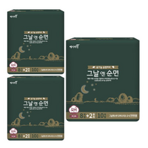 예지미인 그날엔순면 유기농 순면커버 생리대 날개형, 10개입, 3개