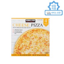 커클랜드 시그니춰 치즈 피자 481g 4판 코스트코 냉동 조각, 4개