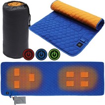 USB 침낭 절연 캠핑 온수 슬리핑 매트리스 야외 usb 난방 슬리핑 매트 침낭 따뜻한, 파란색