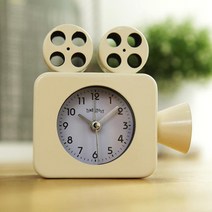 아이방 인테리어탁상시계 아이보리 알람시계 책상시계 탁상용시계 테이블시계 알람탁상시계 알람시계탁상 침대 탁상용 알람 초등학생 어린이방 자취생 직장인 학생 협탁