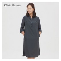 올리비아하슬러 올리비아하슬러 브이넥 박시 원피스_OH0MOP106