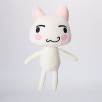 Toro Inoue plush 귀여운 애니메이션 인형, 30cm116g, 흰 고양이