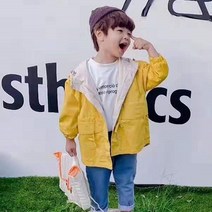 루루키즈[LULUKIDS] 여아 남아 양면 후드 바람막이 점퍼
