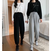 HQINT 여성 긴바지 봄 가을 여자 오피스룩 캐주얼 일자핏 벌룬핏 와이드 팬츠 슬랙스 바지 ZB-43918