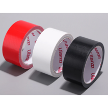 울란지 강력 접착 다용도 덕테이프, 레드/블랙/화이트 3EA 1SET