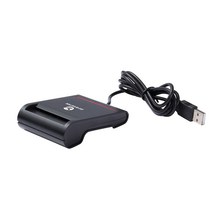 전자키 복사기 스티커 Zoweetek 12026-2 스마트 카드 리더기 DOD 군용 USB 공통 액세스 크리 EMV IC/ID, 한개옵션0