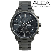 [ALBA] 세이코 알바 글로버 트로터 크로노그라프 남성 손목시계 AM3077X1