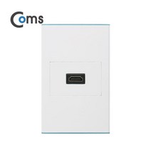 컴스 월 플레이트 장착 판넬(HDMI F/F) 1Port WALL PLATE, 상세내용표시