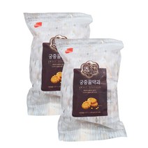 고소 달콤한 궁중의 맛 전통 디저트 약과 간식 벌꿀이 발려있어 더더욱 맛있는 이건약과야 1.5kg, 2팩