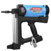 콘크리트 타정기 전동타카 못총 네일러 벽 시멘트, 배터리2개 + 못 1000개