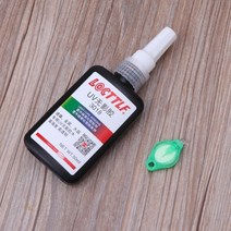 uv접착제 uv본드 미니 uv 빛 햇빛 경화 접착제 키트가있는 50ml 빠른 경화 uv 접착제