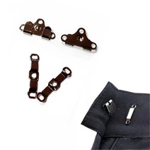 행복한다이세상 단추 나무단추/자석단추/마이깡, 021. 2단 마이깡/후크 흑색(5세트)