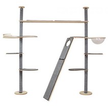 [럭시캣] 브릿지 캣 폴 (프리미엄)/캣폴/원목캣폴/디자인캣폴, 브릿지 캣 폴 (프리미엄)