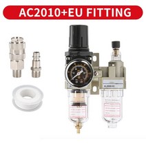 유압 유니트 AFR2000 + AL2000 G1 / 4 "AFC2000 공기 압축기 오일 수분 분리기 필터 레귤레이터 트랩, 09 AC2010-02  EU Type