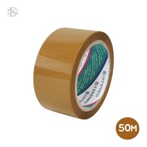 (국내산 박스 테이프 미색 50M-1개) OPP 택배 포장, 1개