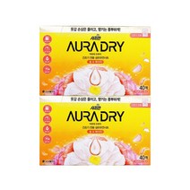 샤프란 아우라 건조기전용 섬유유연시트 윌유메리미 40매 2개