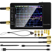 스펙트럼 분석기 Nanovna-H 10Khz-1.5Ghz SMA 보정 기능이 있는 최신 버전 3.6 스펙트럼 분석기, 한개옵션0